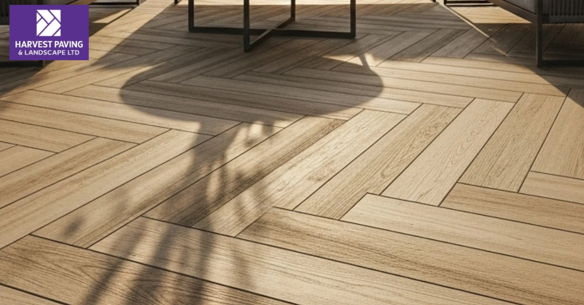 Wood Effect Porcelain paving