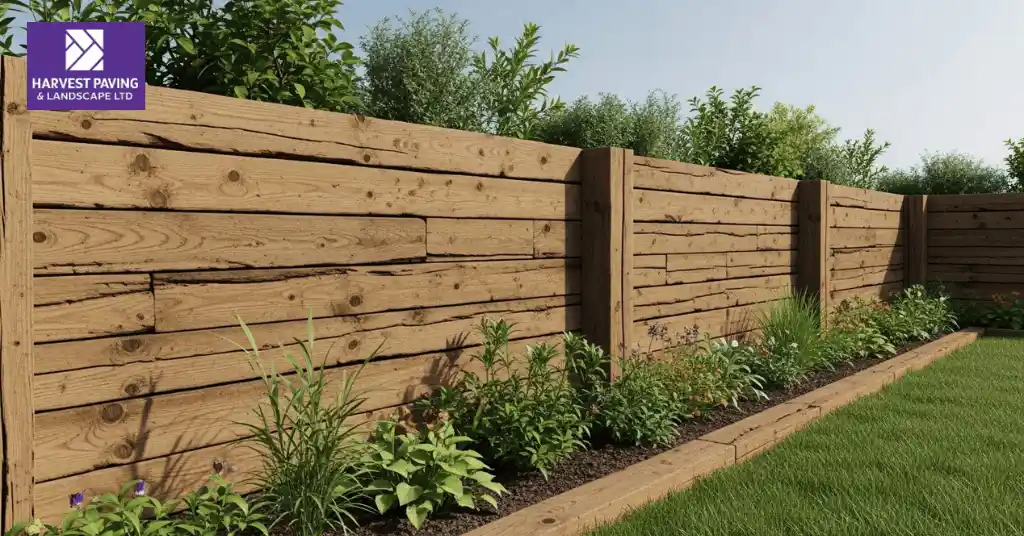 Timber Garden Wall
