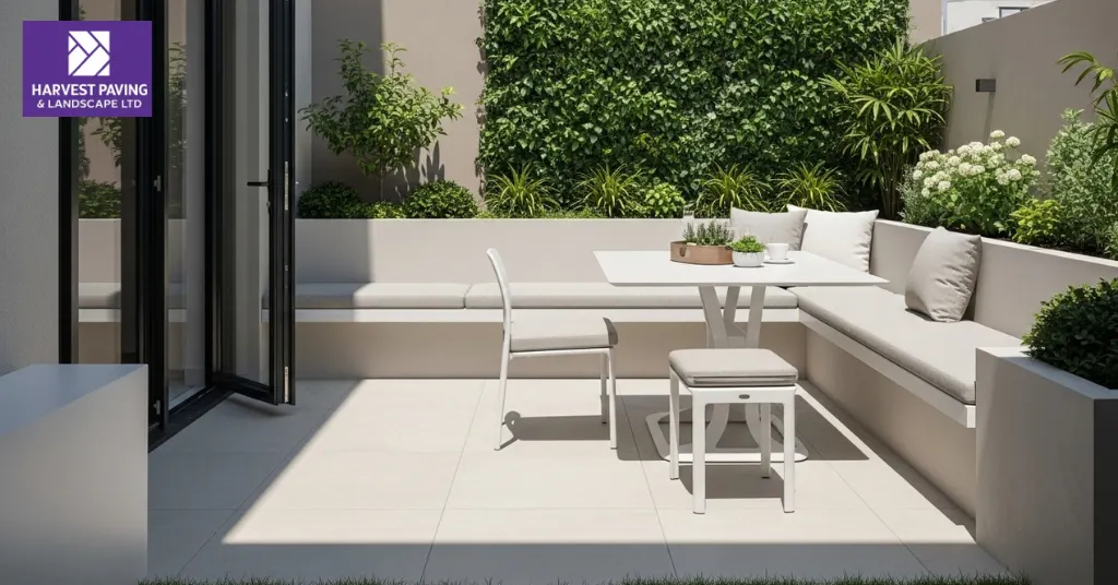 For Smaller Patios Maximise Space with Clever Designs